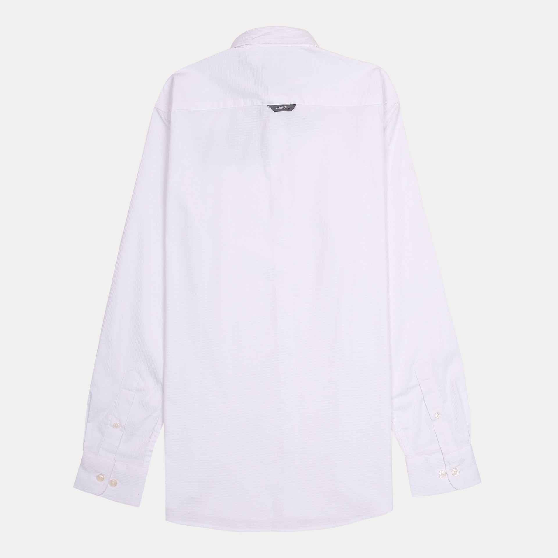 ARMANI EXCHANGE Luminous Pearl Tailored Fit Long Sleeve Button-Up Shirt