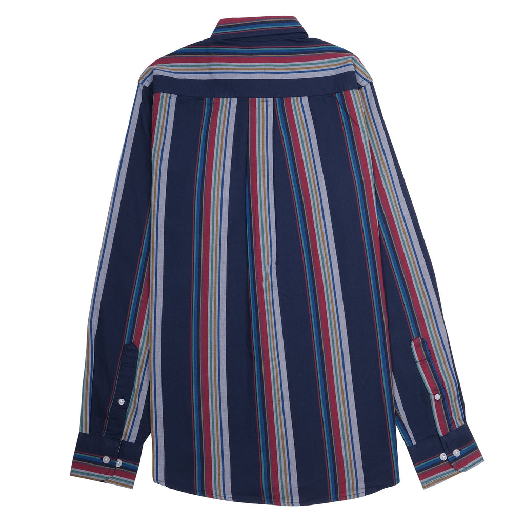 GANT Ocean Depths Multi Stripe Classic Fit Long Sleeve Button-Up Shirt