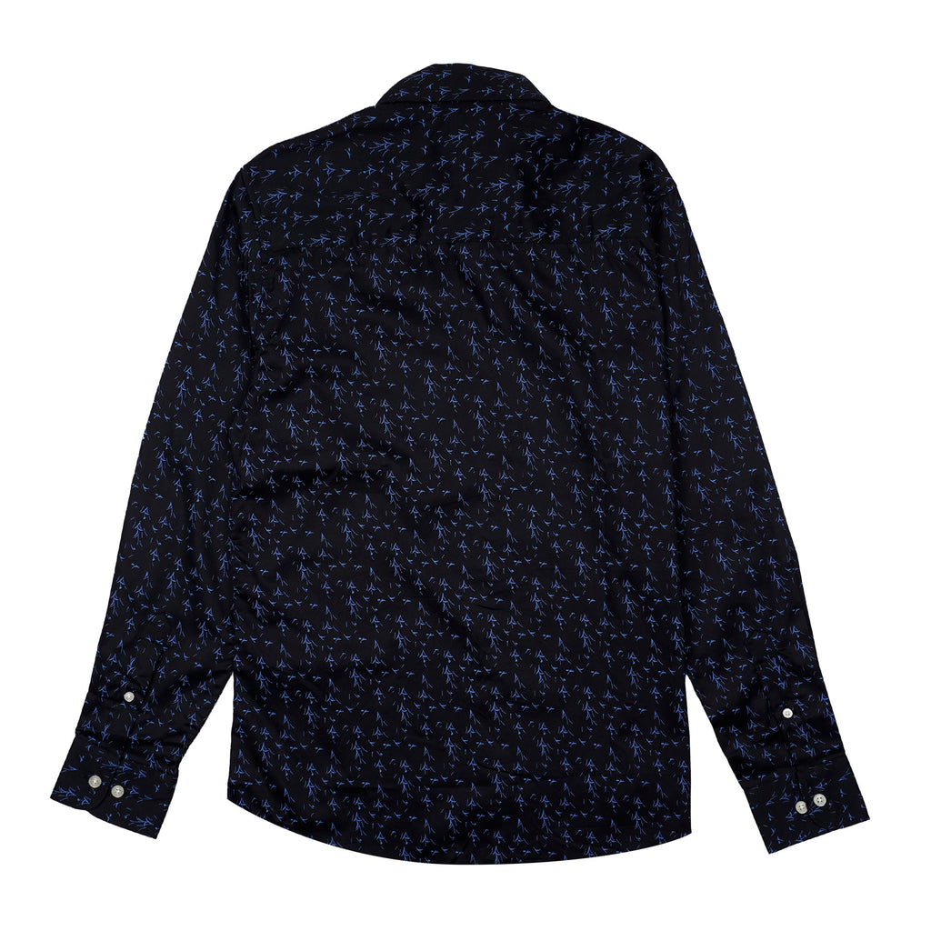 TOMMY HILFIGER Opulent Onyx Tailored Fit Long Sleeve Shirt