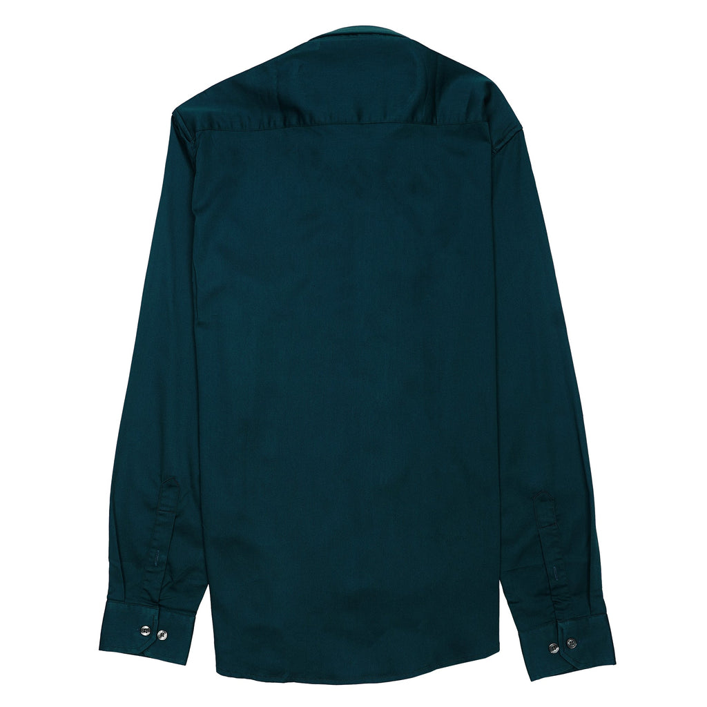 CALVIN KLEIN Quasar Blue Tailored Fit Long Sleeve Shirt