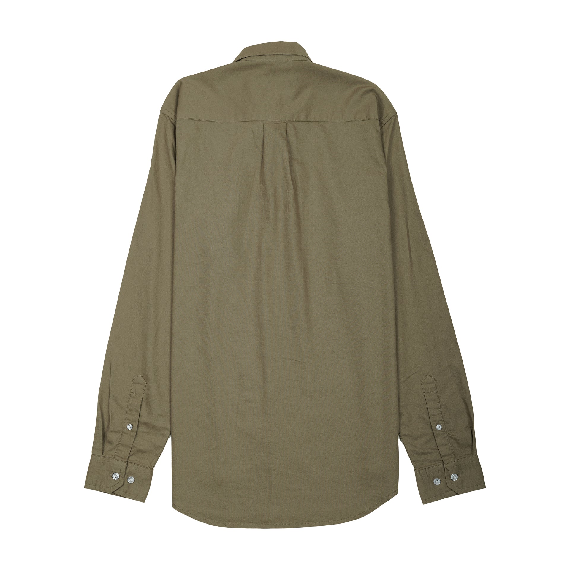 LACOSTE Enchanted Olive Classic Fit Long Sleeve Button-Up Shirt