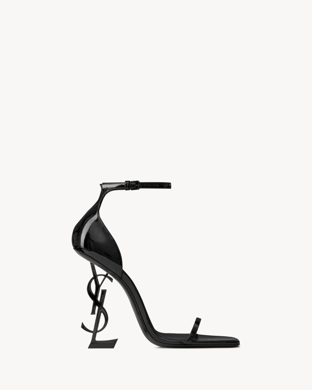 YSL Enigmatic Jet Luxe Fit Patent Leather Signature Heels