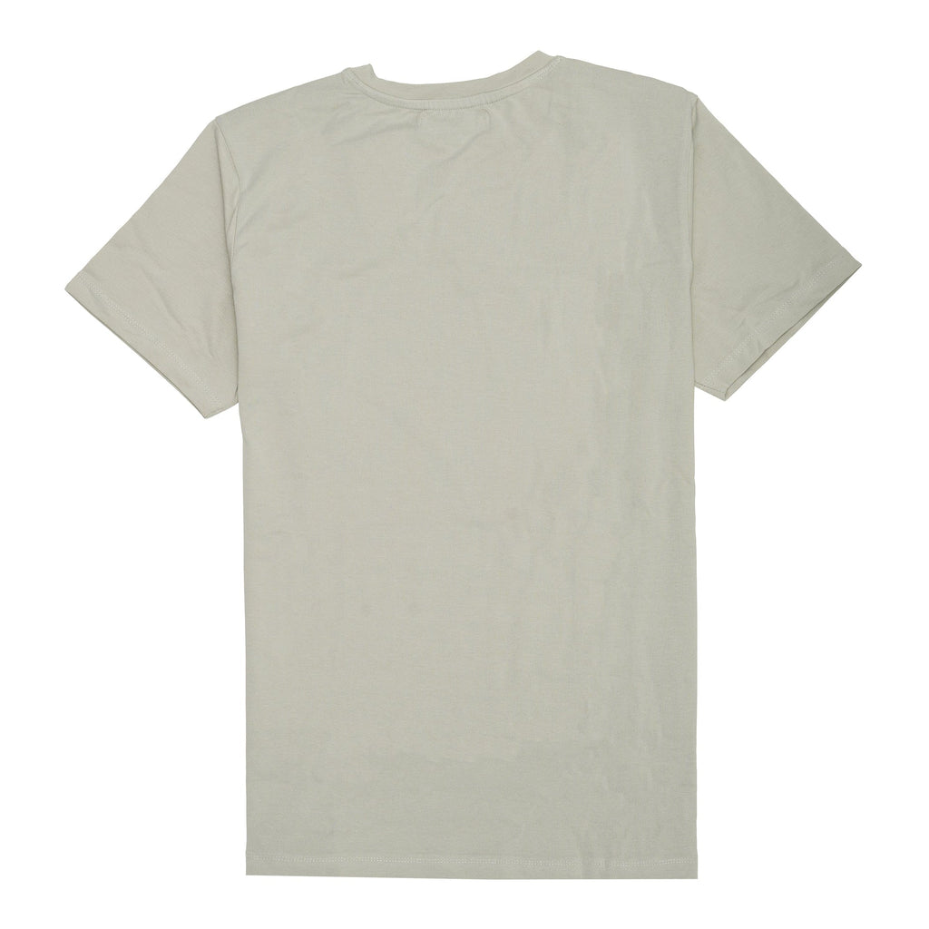 BALMAIN Silver Mist Classic Fit Short Sleeve Logo Tee