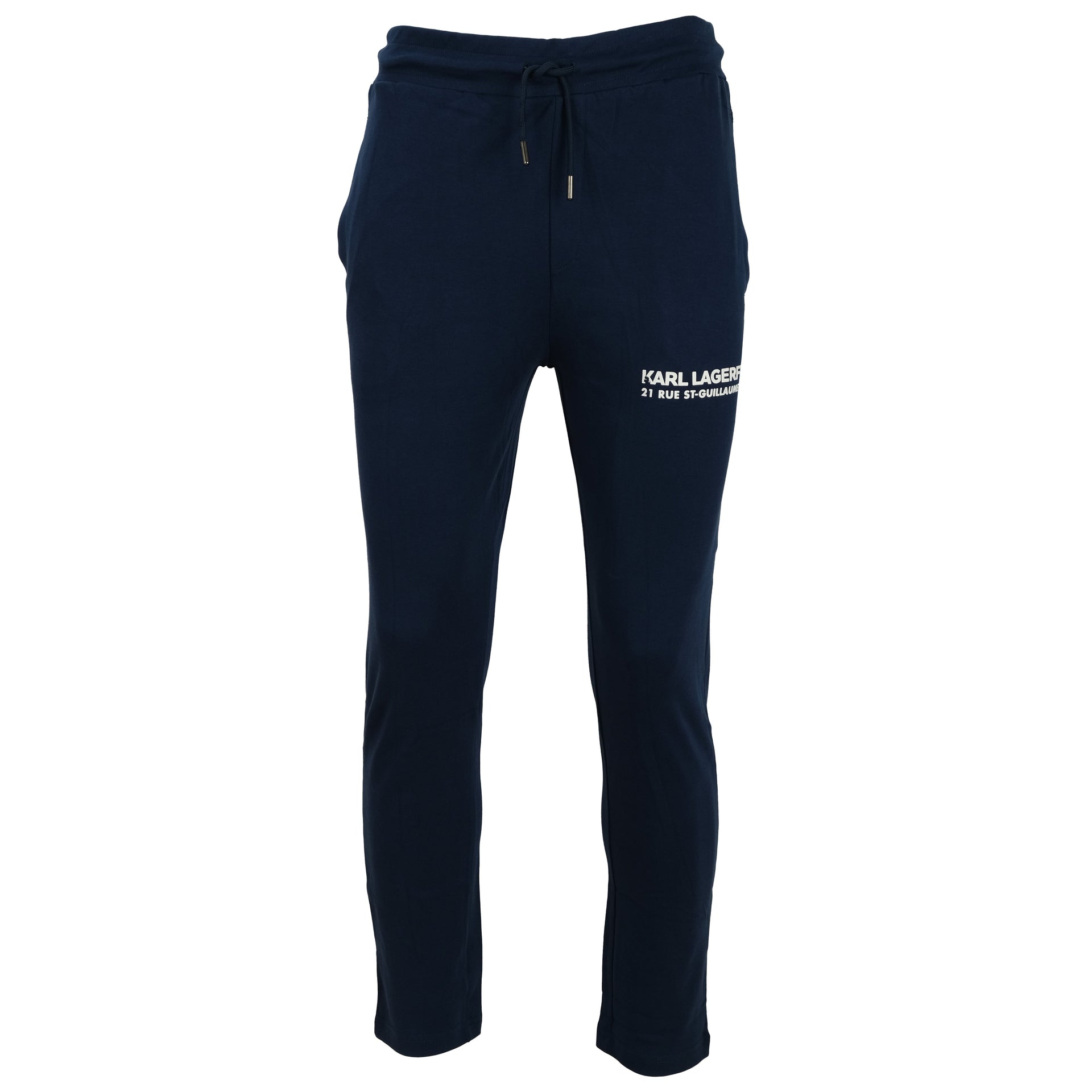 KARL LAGERFELD Midnight Navy Luxe Logo T-Shirt & Jogger Set