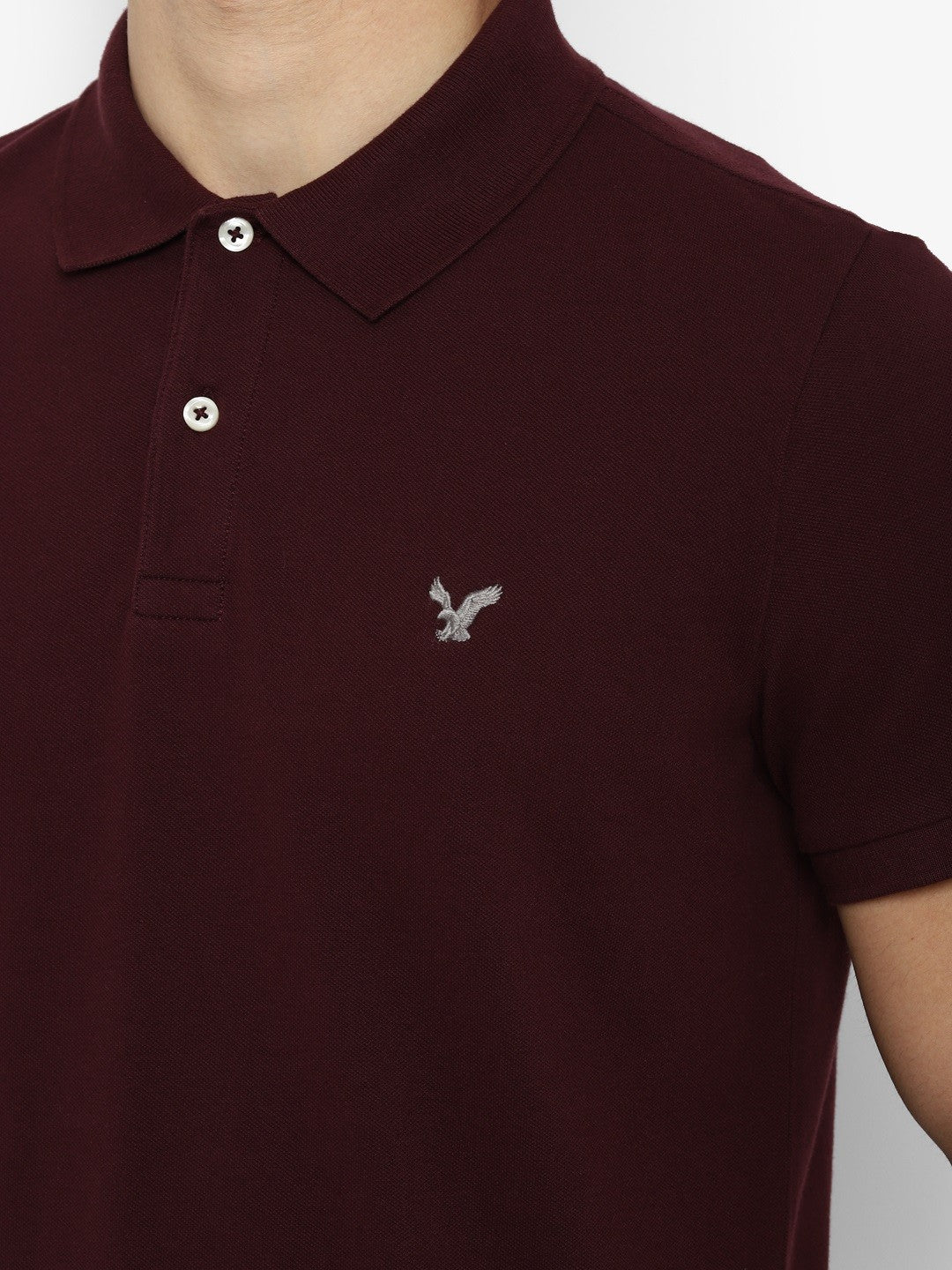 American Eagle Majestic Merlot Polo Shirt