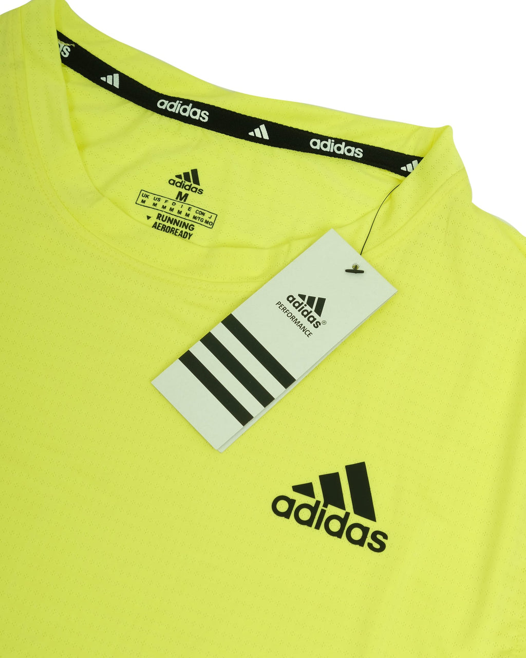 ADIDAS Neon Zest Slim Fit Performance Short Sleeve Tee