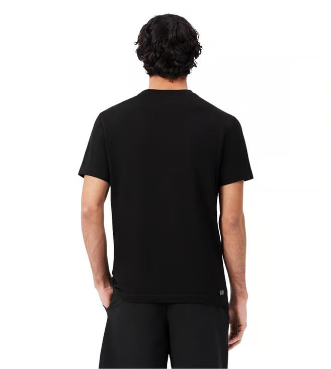 LACOSTE Midnight Noir Slim Fit Short Sleeve Graphic Tee