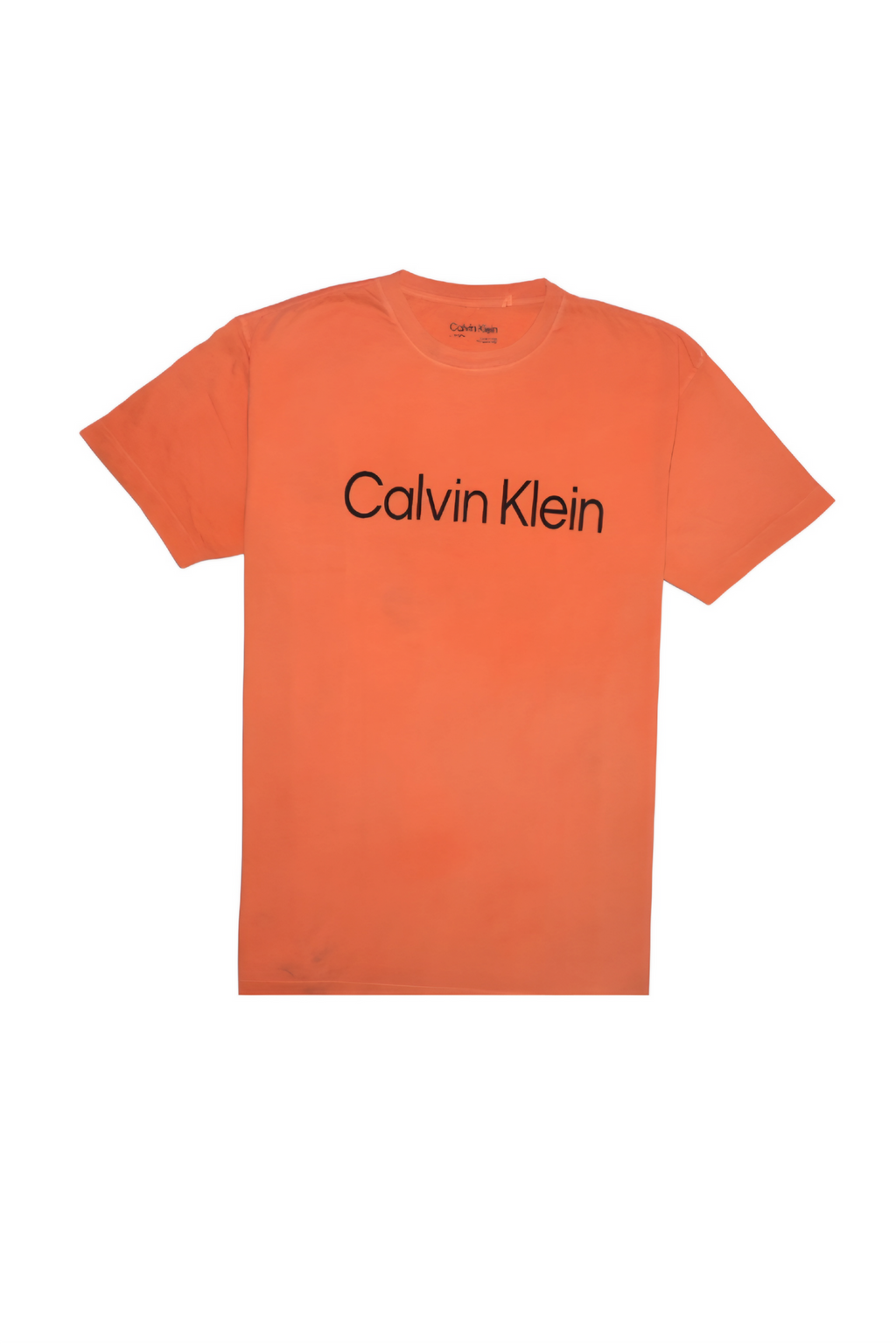 CALVIN KLEIN Vibrant Ember Tailored Fit Short Sleeve T-Shirt
