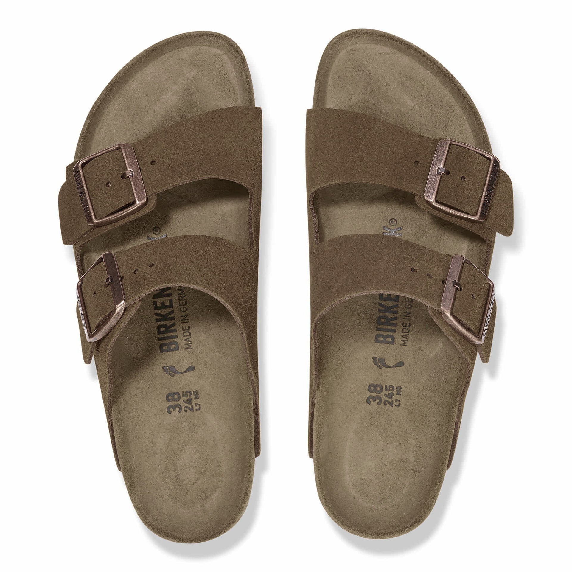 BIRKENSTOCK Mystic Olive Effortless Fit Arizona Slip-On Sandals