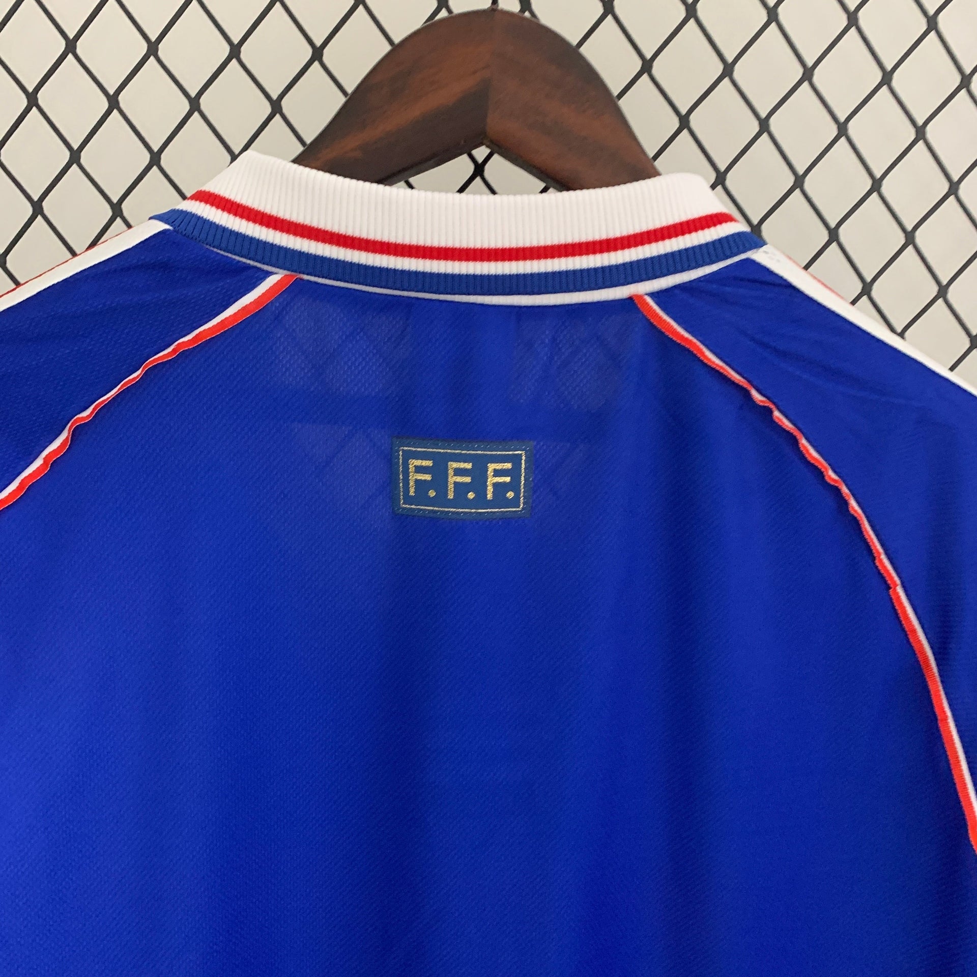 [Retro Premium] France 1998 Home(blue) Full sleeves