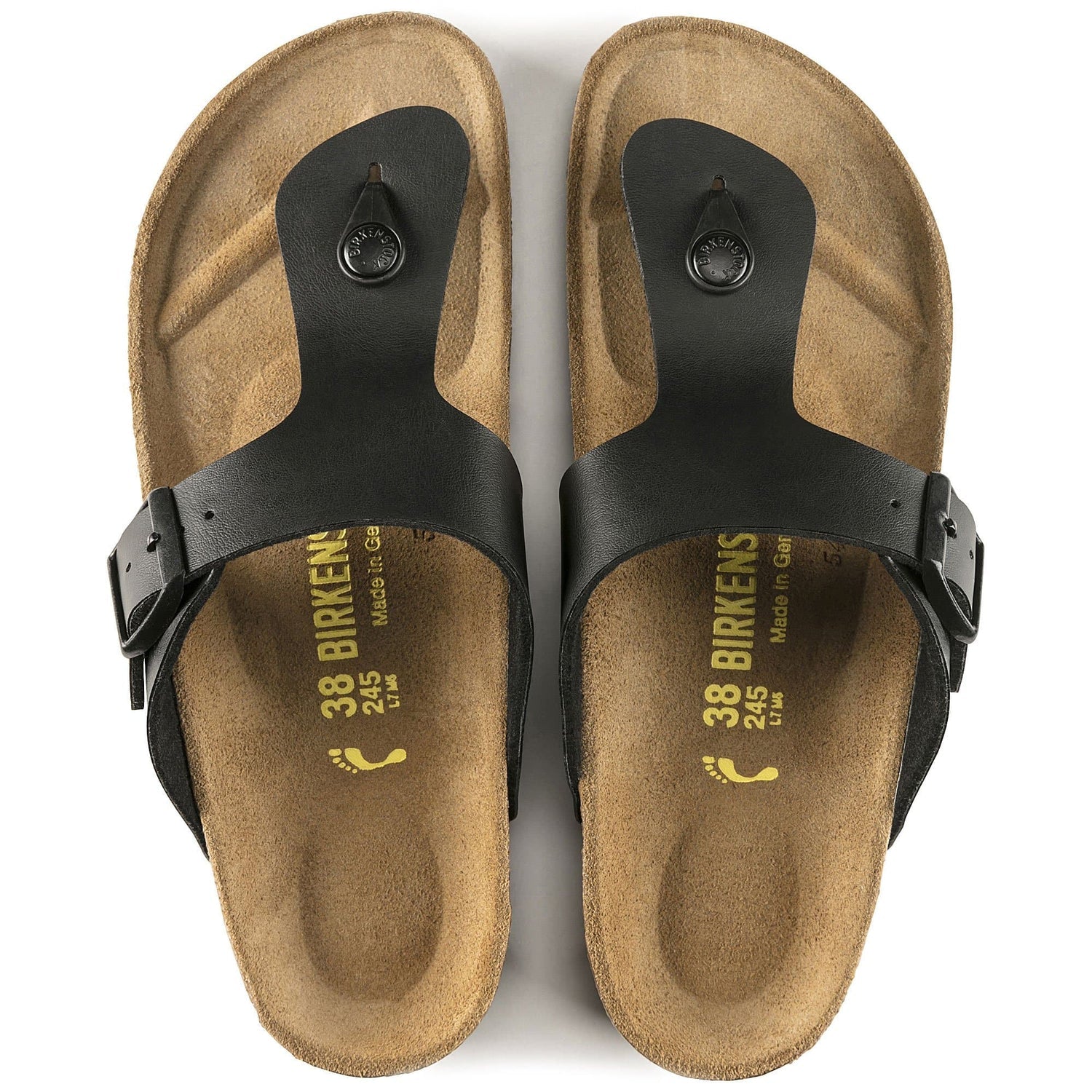 BIRKENSTOCK Onyx Noir Classic Fit Birko Flor Sandals