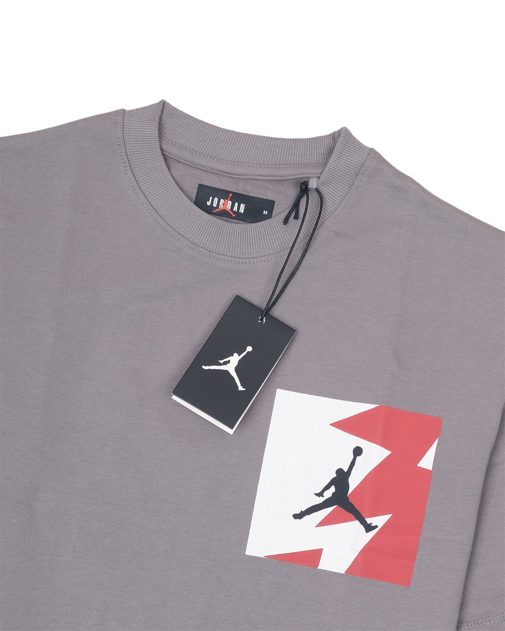 JORDAN Stormy Slate Oversized Graphic Crewneck Tee