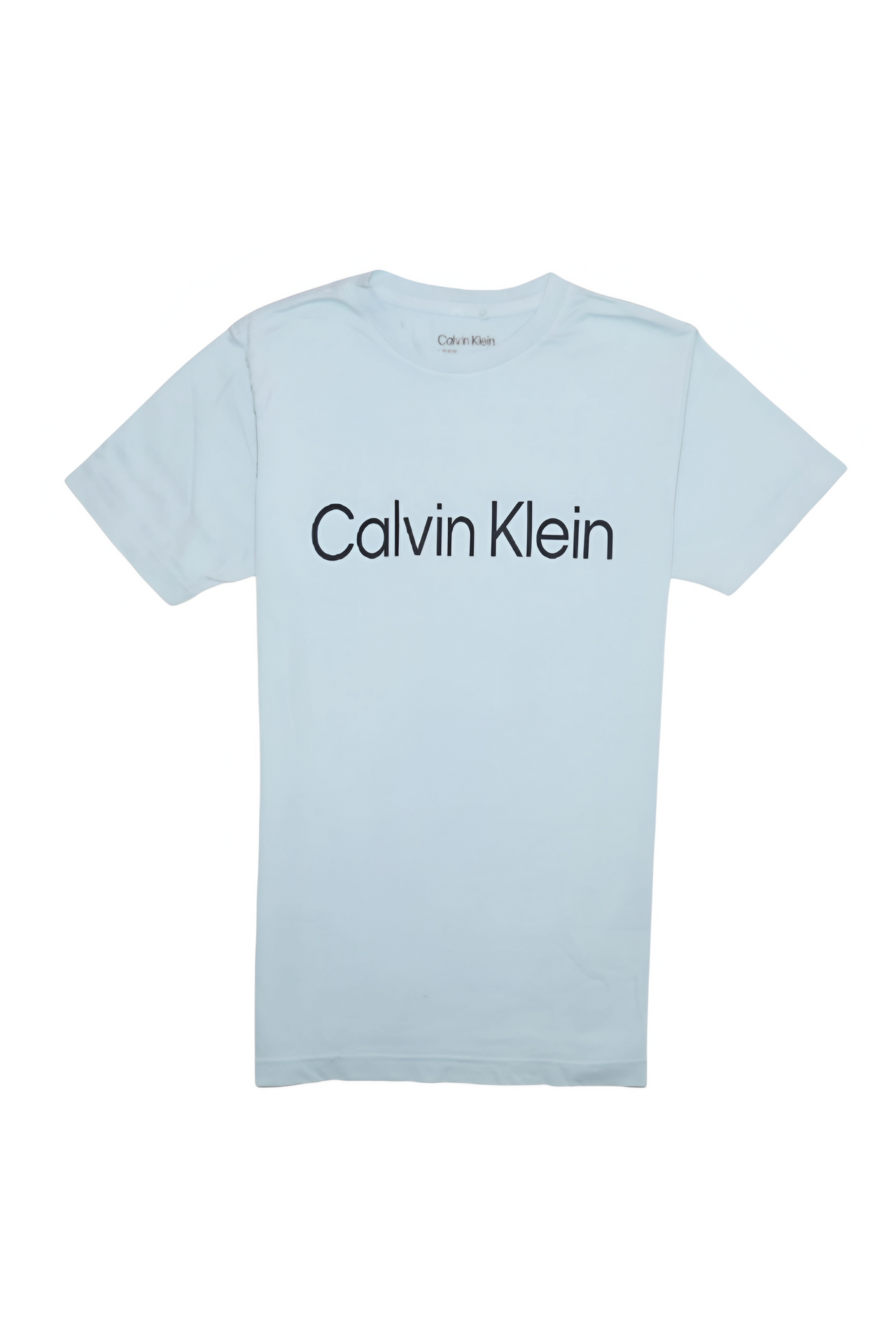 CALVIN KLEIN Ethereal Aqua Contemporary Fit Short Sleeve T-Shirt