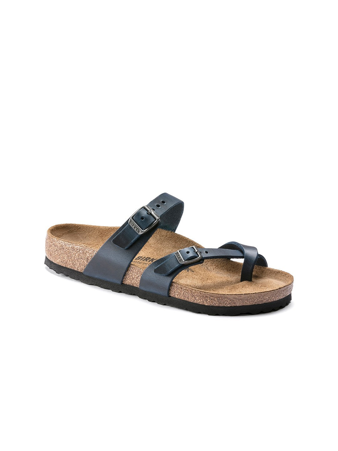 Birkenstock Elegant Midnight Blue Cork Sandals