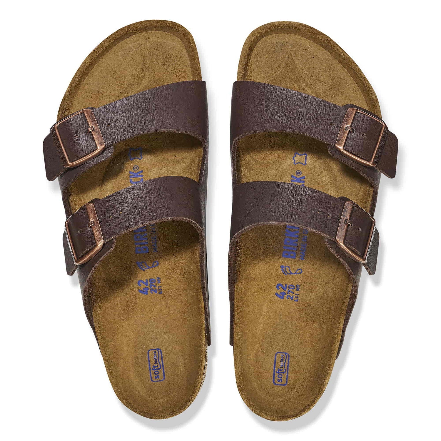 Birkenstock Classic Comfort Sandals in Rich Chocolate Brown