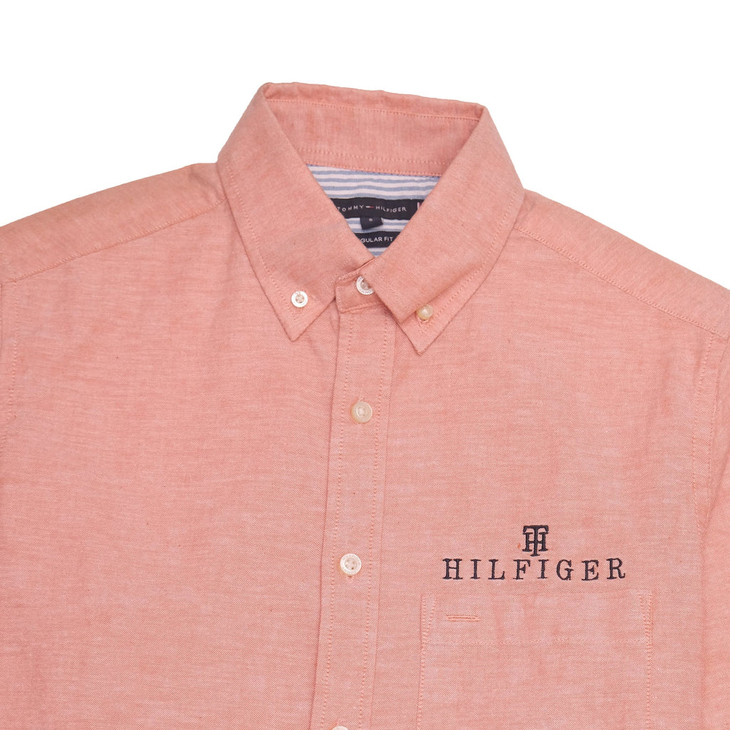 HILFIGER Sunset Coral Classic Fit Button-Up Shirt