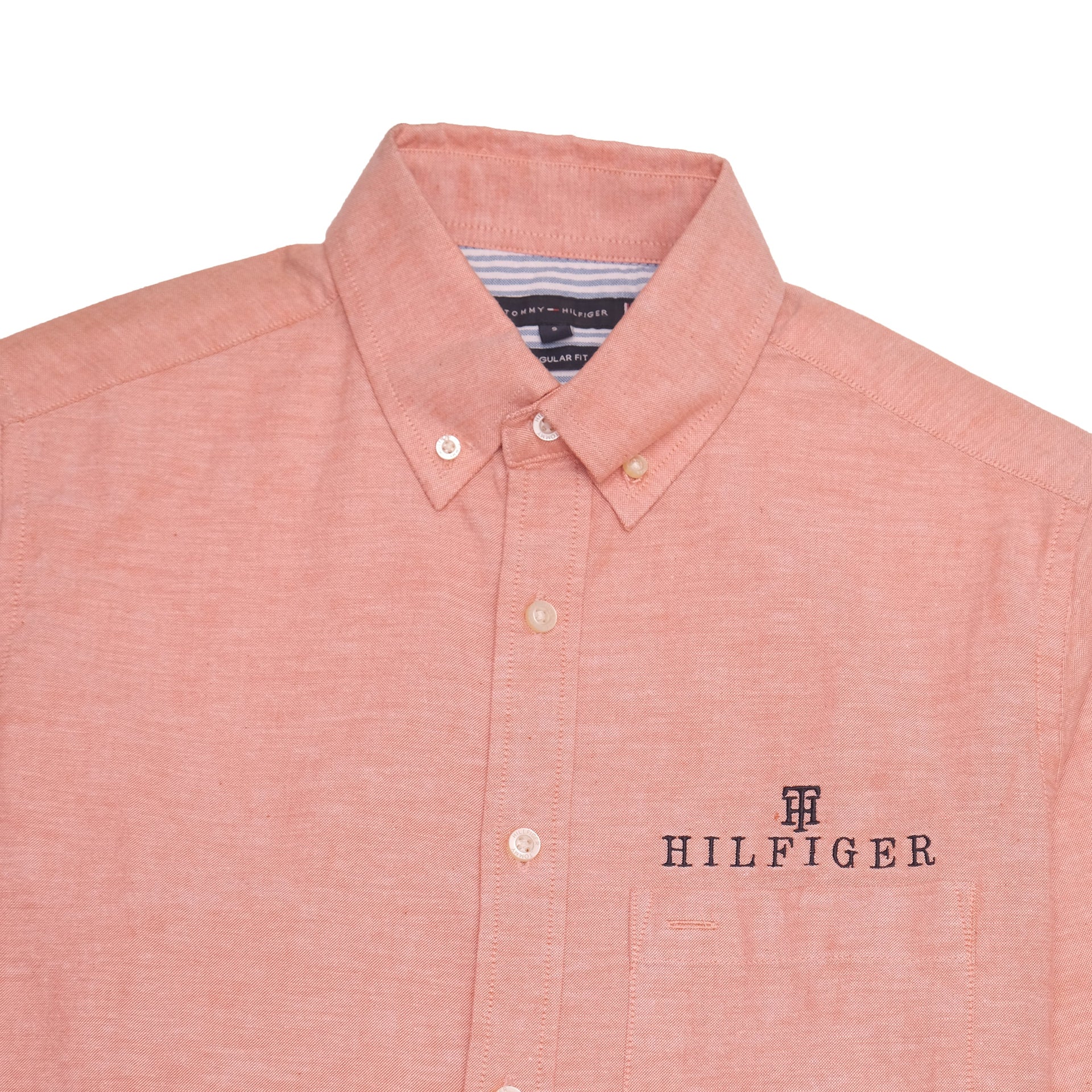 HILFIGER Sunset Coral Classic Fit Button-Up Shirt