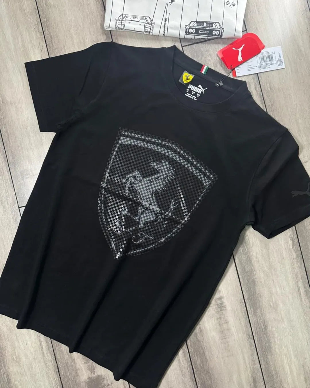 PUMA Onyx Carbon Shield Slim Fit Short Sleeve Tee