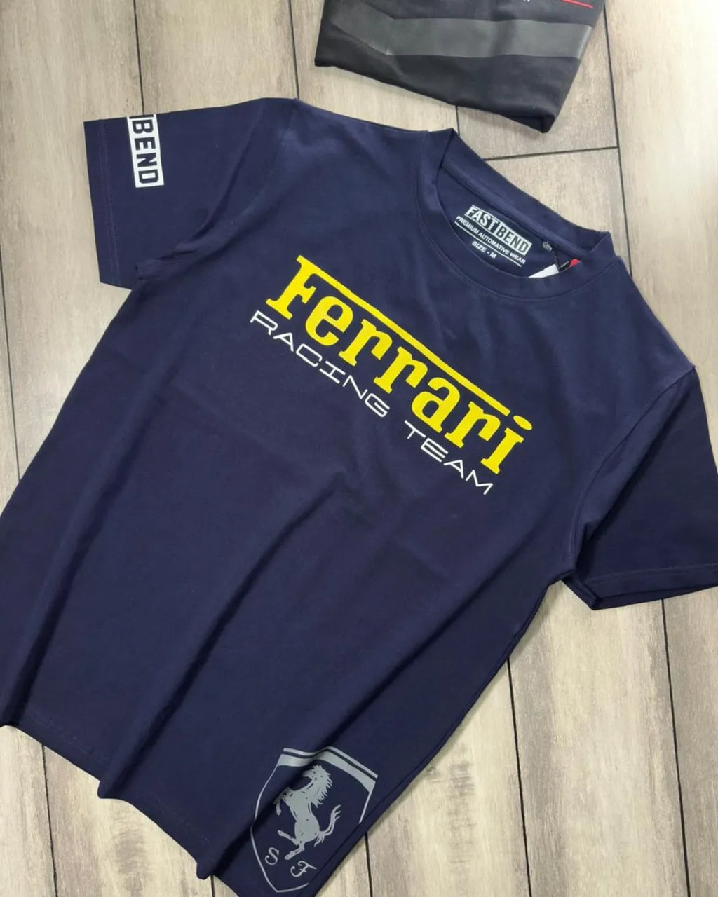 PUMA Deep Sea Navy Slim Fit Crewneck Tee