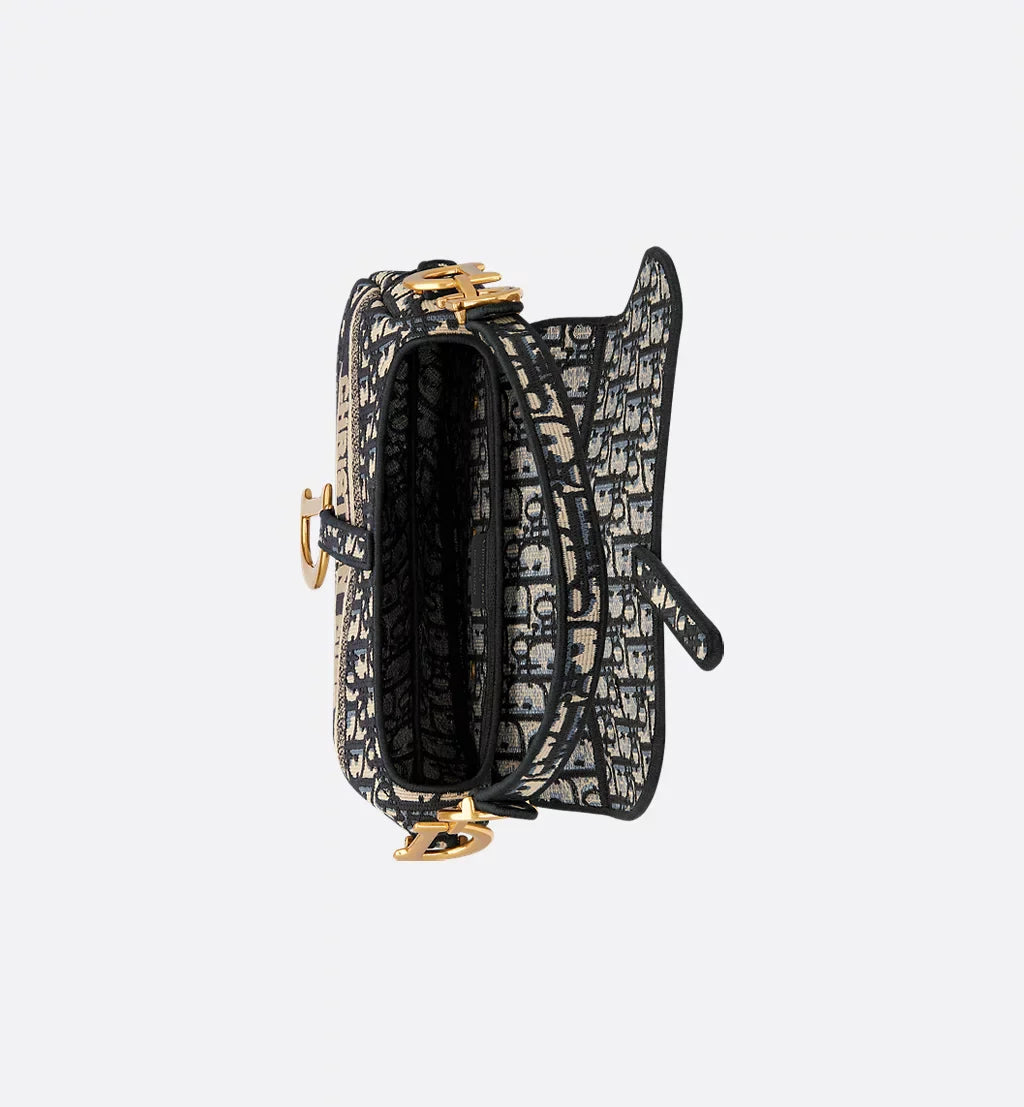 DIOR Celestial Onyx Luxe Monogram Canvas Crossbody Bag