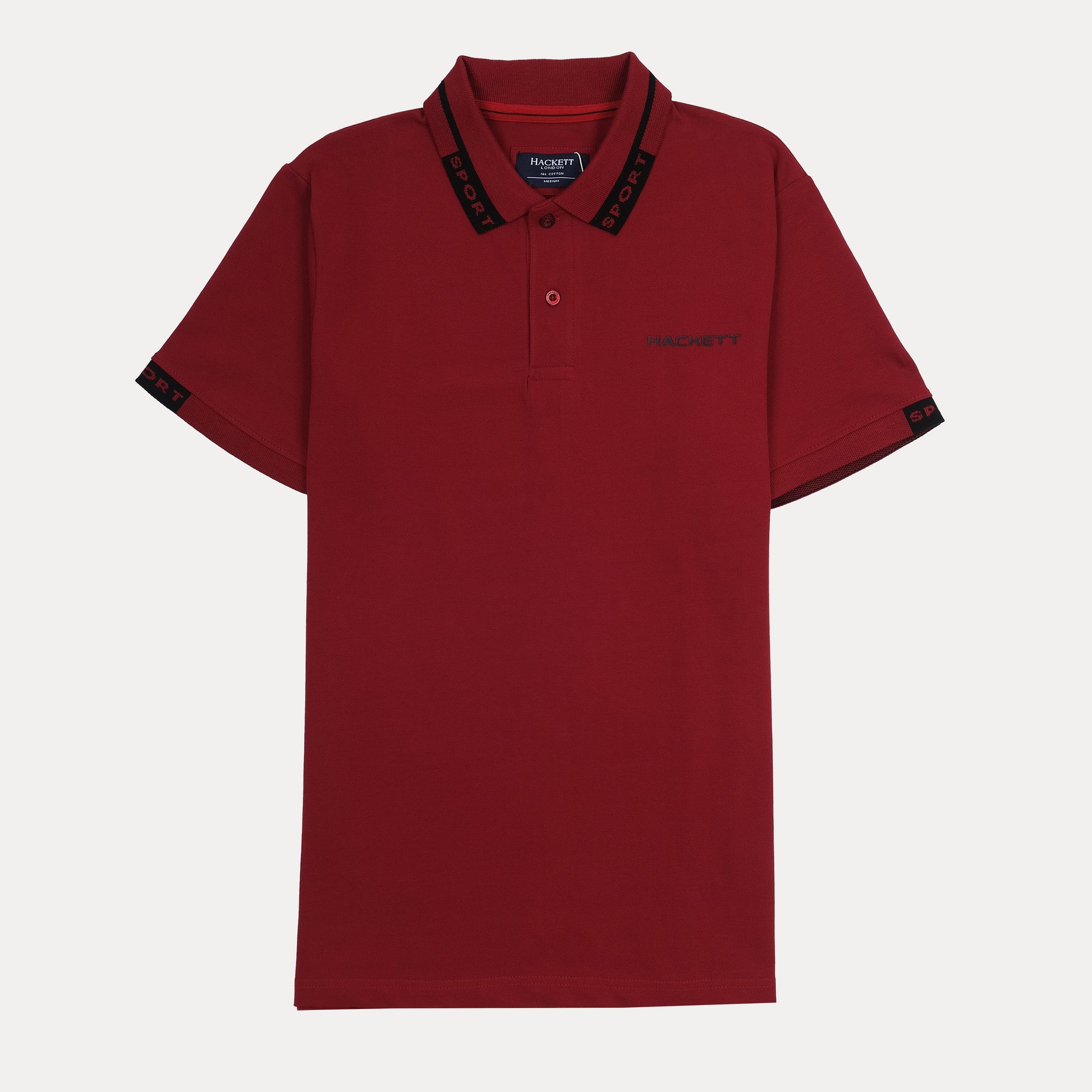 HACKETT Sporty Crimson Polo Shirt