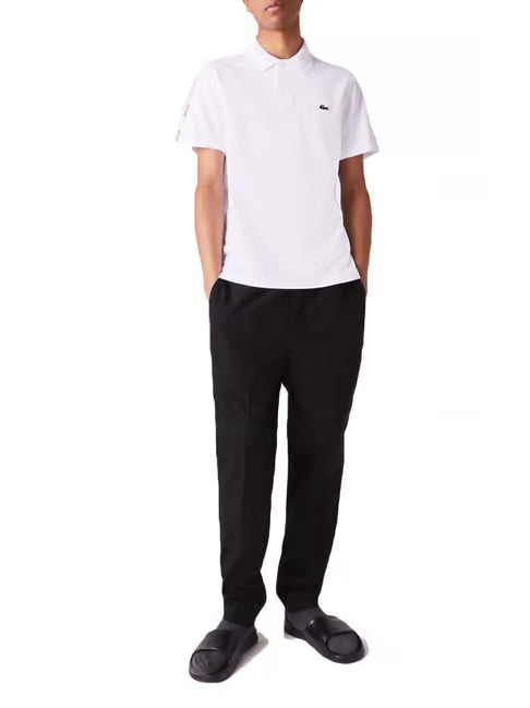 LACOSTE Whispering Pearl Tailored Fit Short Sleeve Piqué Polo