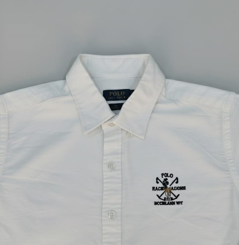 POLO RALPH LAUREN Celestial Pearl Tailored Fit Long Sleeve Dress Shirt