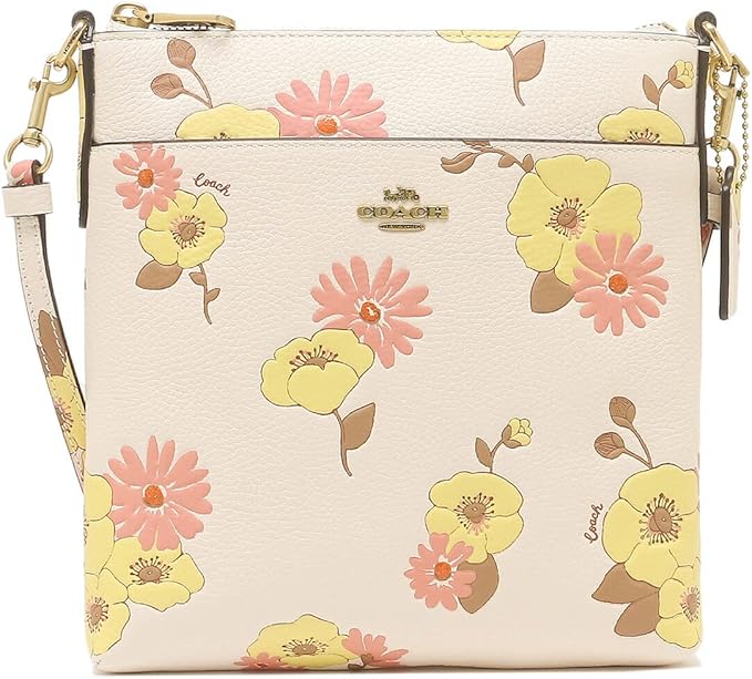 COACH Blushing Petal Elegant Floral Crossbody Bag