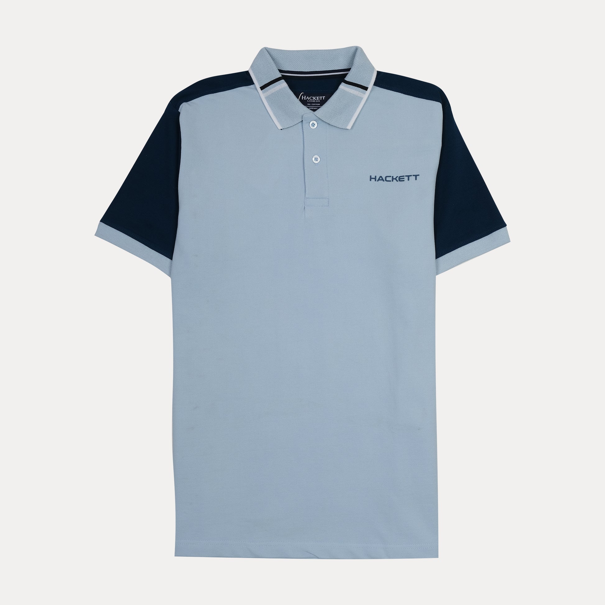 HACKETT Cotton Breeze Polo in Serene Sky
