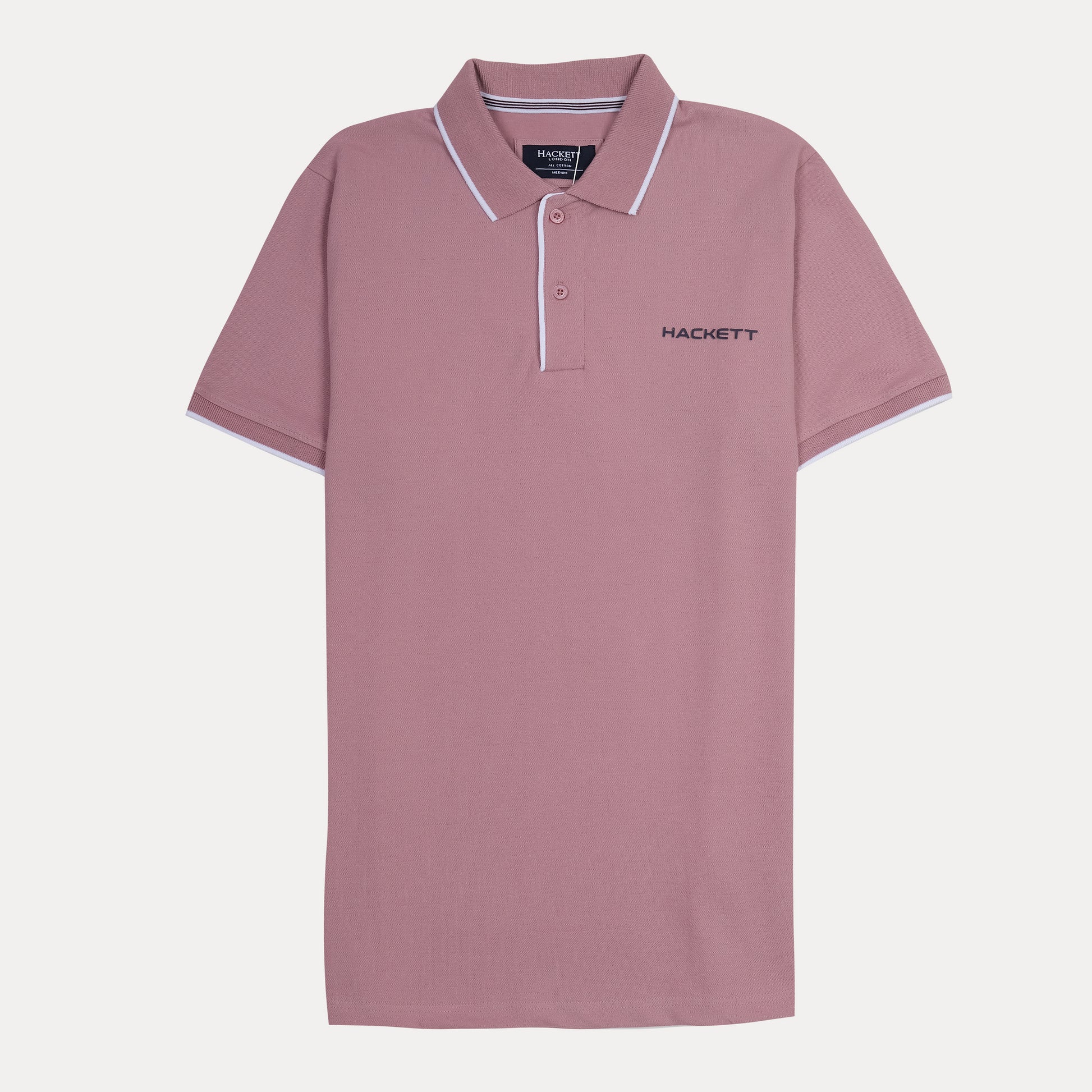 HACKETT Elegant Blush Cotton Polo Shirt