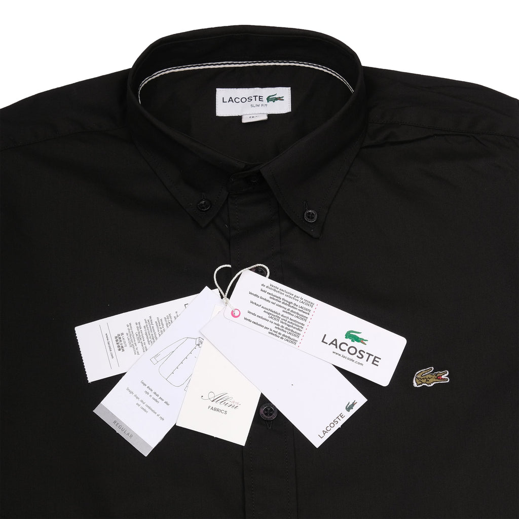 Lacoste Elegant Noir Slim Fit Shirt