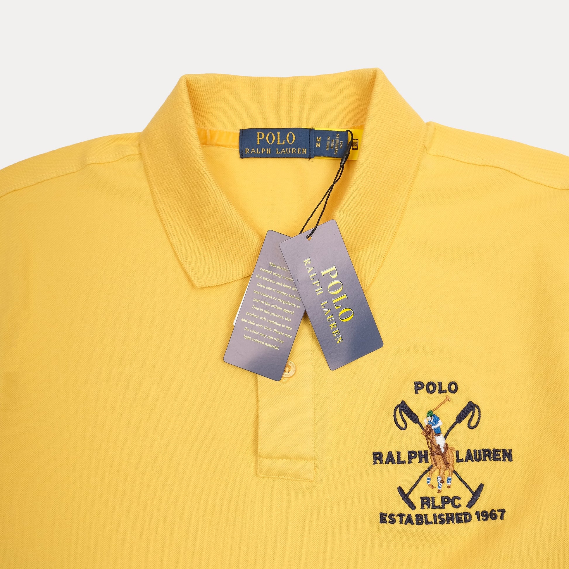 POLO RALPH LAUREN Opulent Marigold Classic Fit Short Sleeve Piqué Polo Shirt