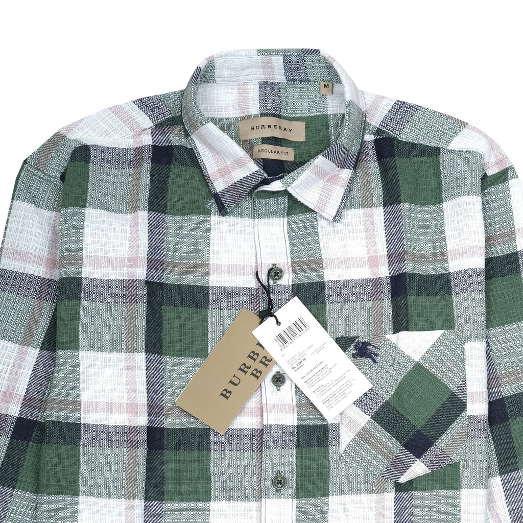 BURBERRY Enchanted Forest Slim Fit Long Sleeve Casual Shirt