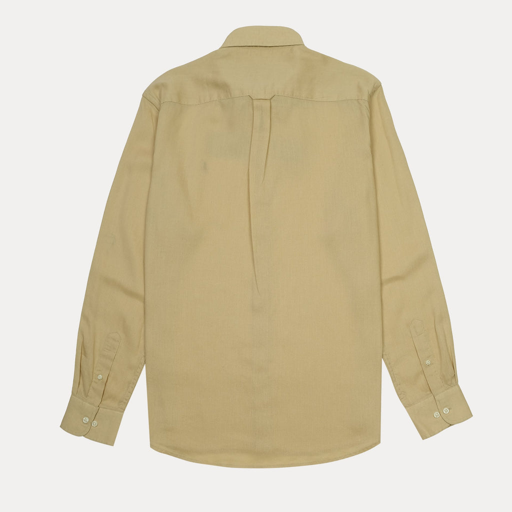 POLO RALPH LAUREN Honeyed Wheat Classic Relaxed Fit Long Sleeve Button-Up Shirt