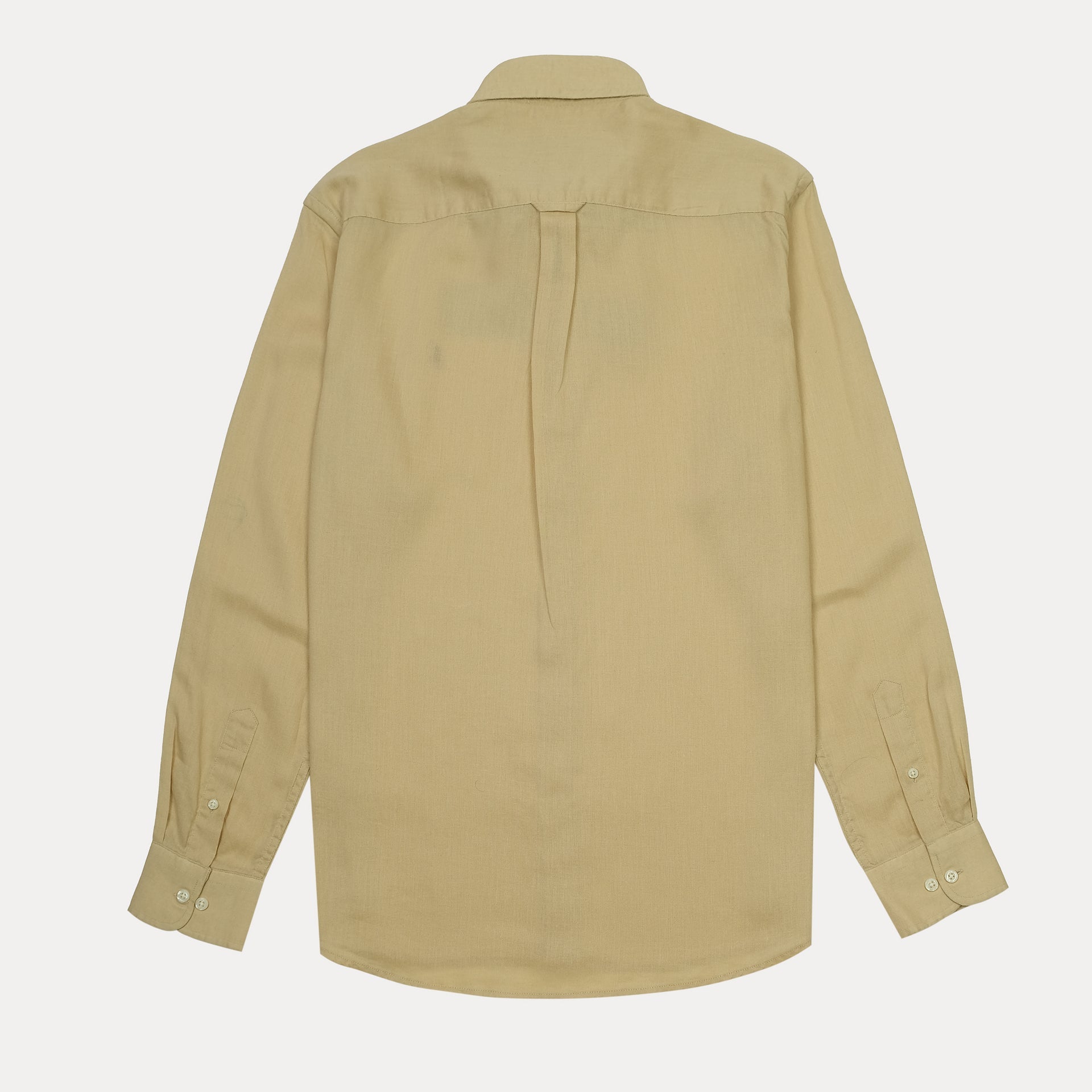 POLO RALPH LAUREN Honeyed Wheat Classic Relaxed Fit Long Sleeve Button-Up Shirt