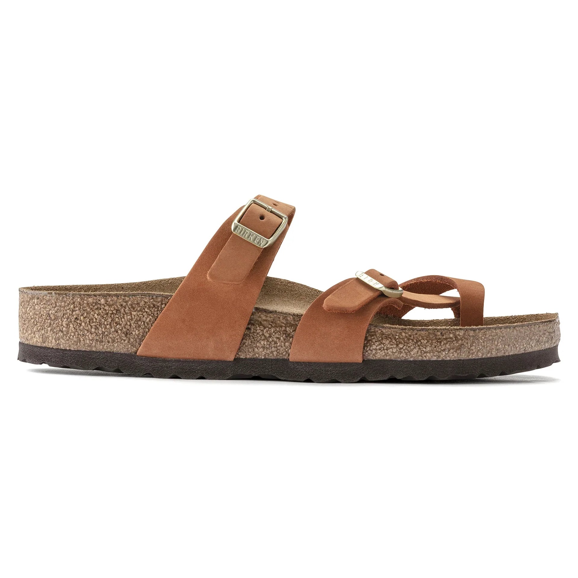 BIRKENSTOCK Seraphic Cognac Classic Fit Open-Toe Sandals