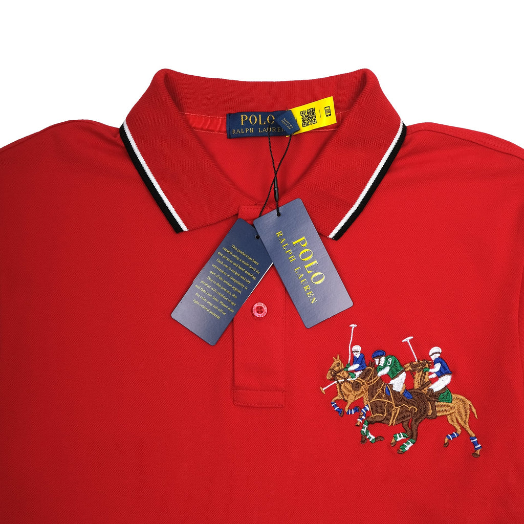 POLO RALPH LAUREN Radiant Ember Classic Fit Short Sleeve Piqué Polo Shirt