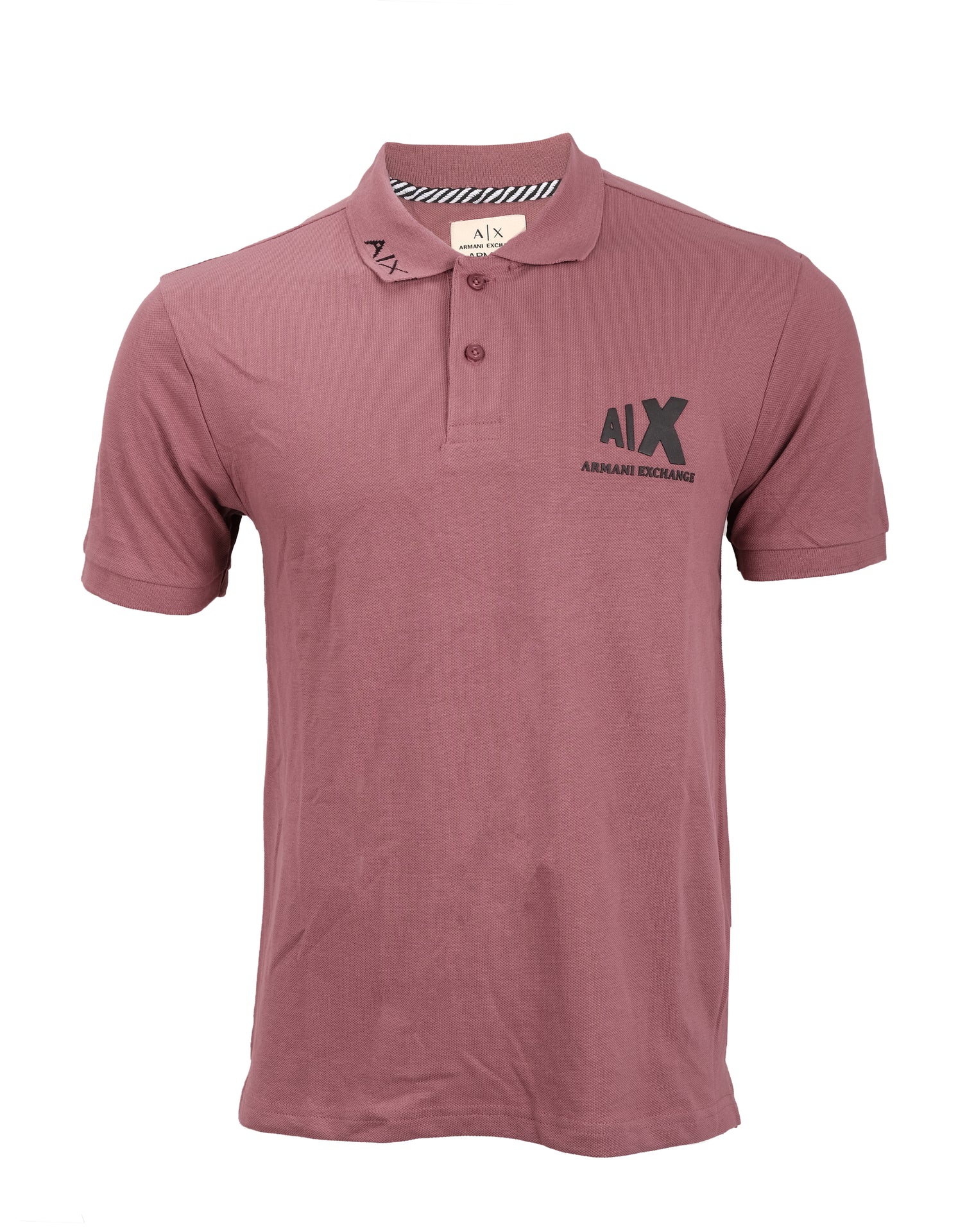 ARMANI EXCHANGE Dusty Mauve Classic Fit Polo Shirt