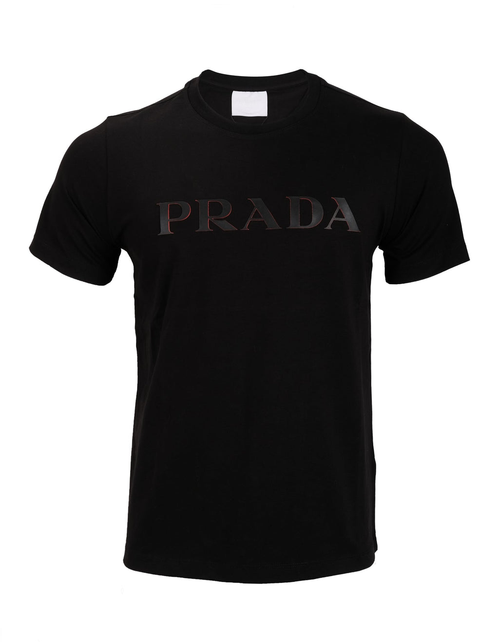 PRADA Midnight Obsidian Classic Fit Short Sleeve Cotton Tee