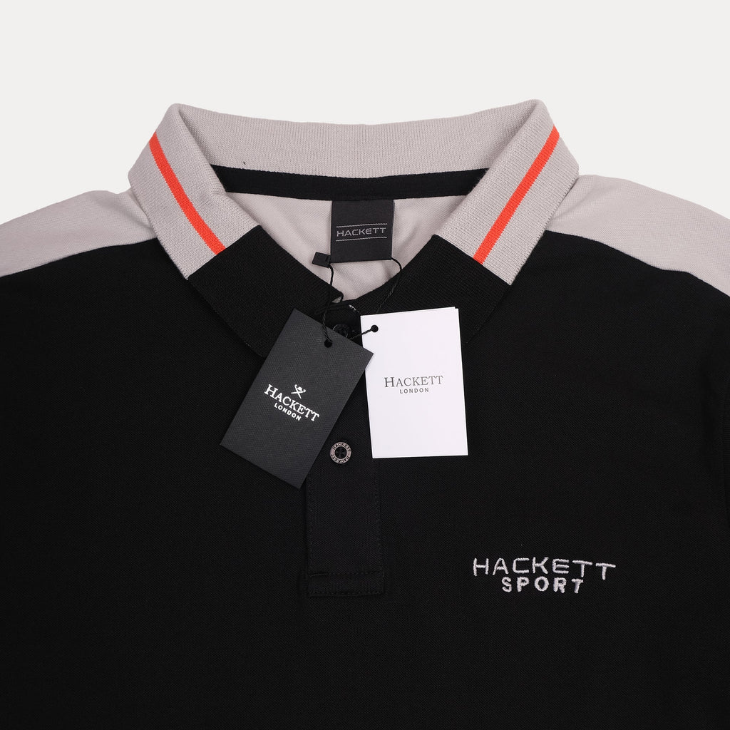 HACKETT Celestial Jet Luxe Fit Colorblock Polo Shirt