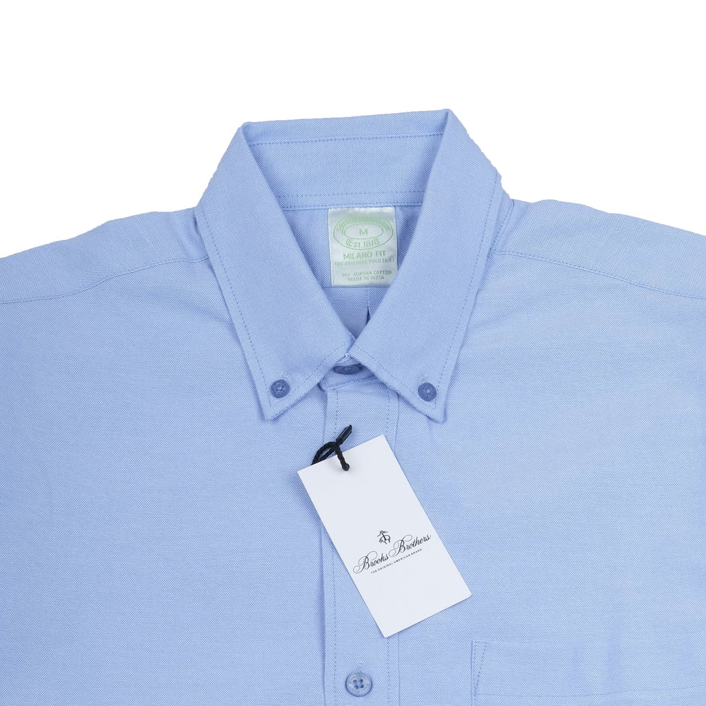 BROOKS BROTHERS Serene Sky Slim Fit Long Sleeve Button-Down Shirt