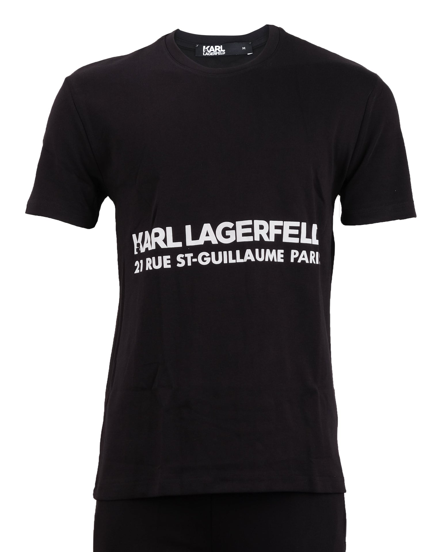 KARL LAGERFELD Midnight Noir Classic Fit Short Sleeve Tee