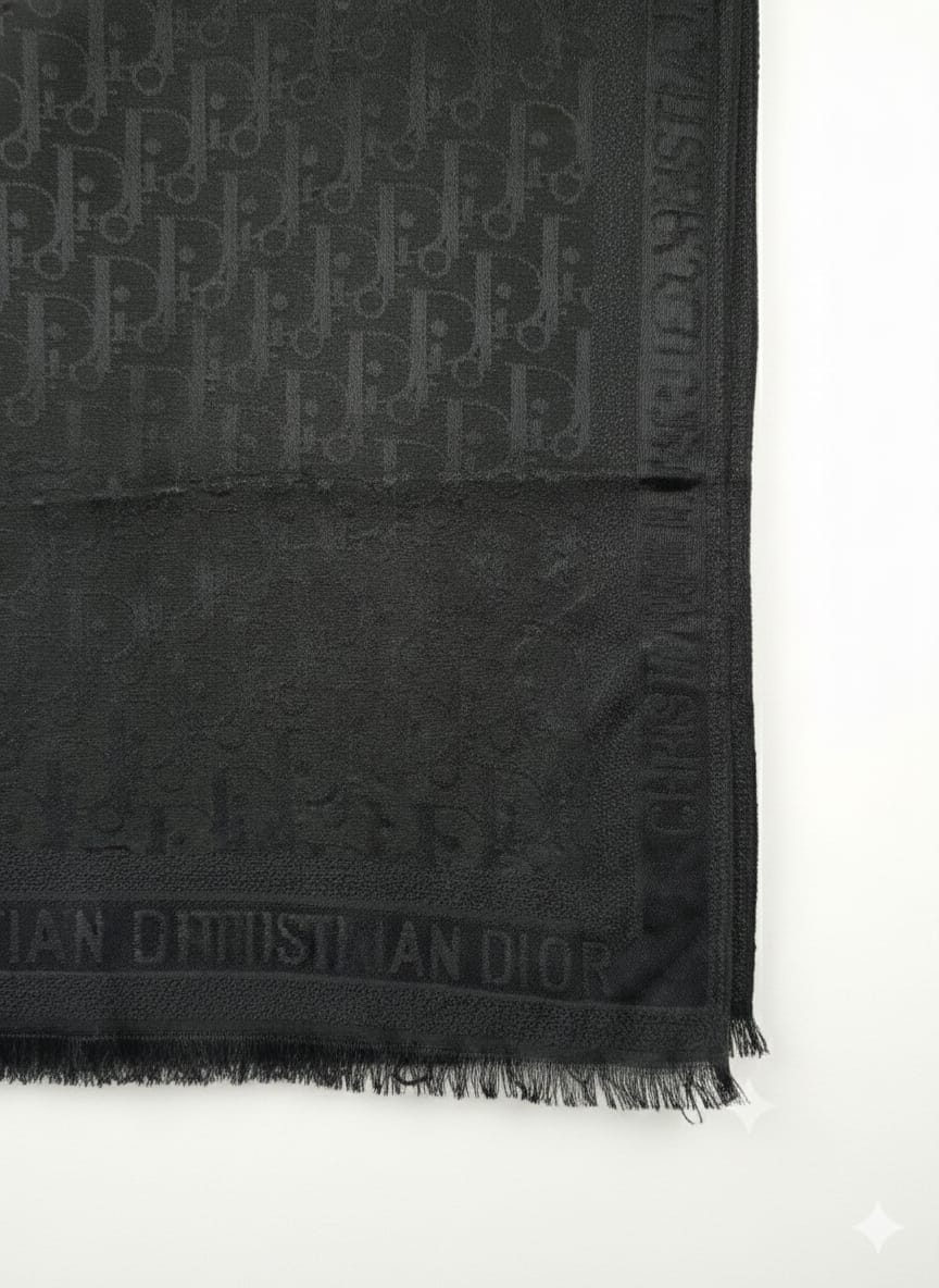 CHRISTIAN DIOR Dior Monogram Cashmere Blend Scarf