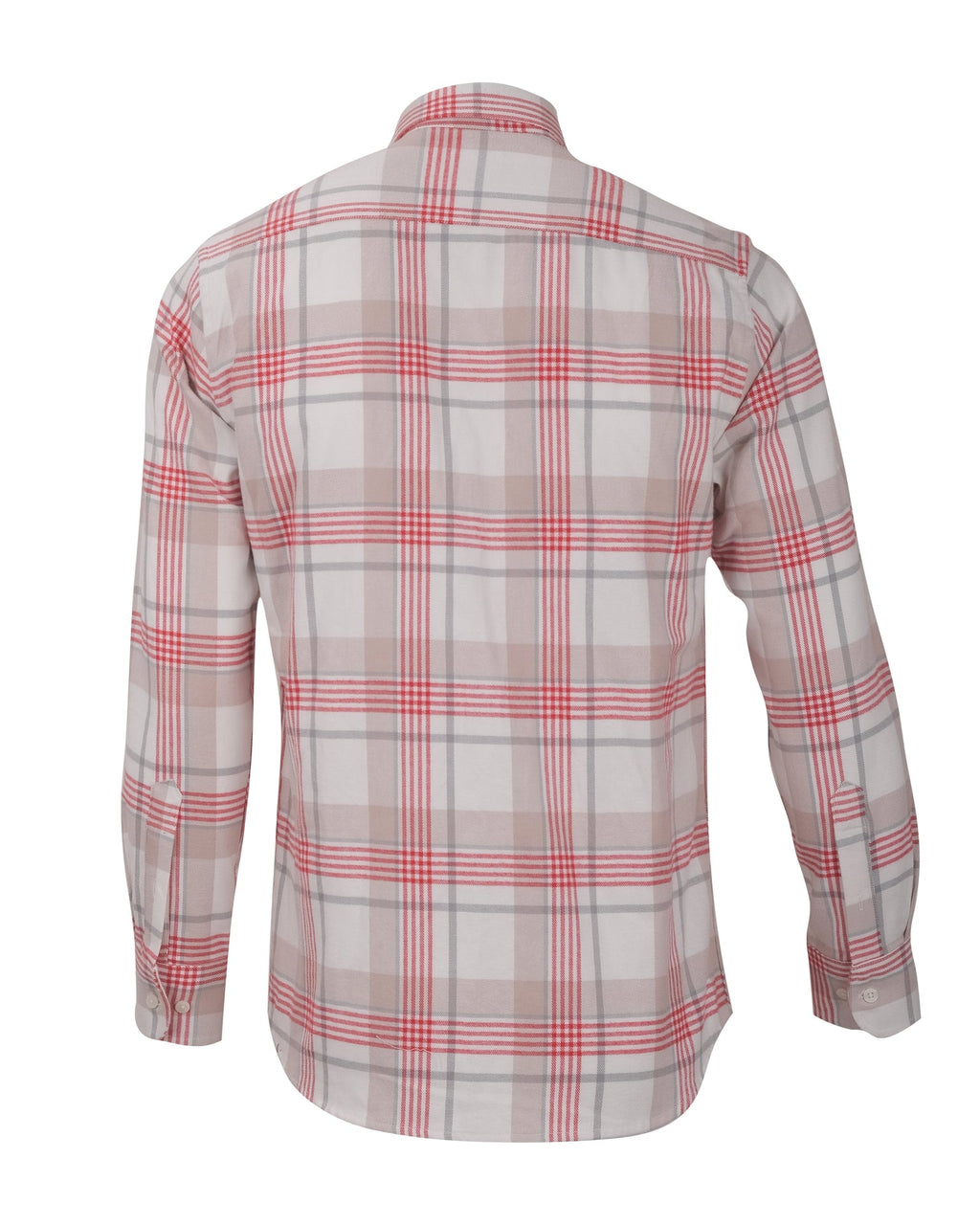 HACKETT LONDON Blush Coral Check Slim Fit Long Sleeve Shirt