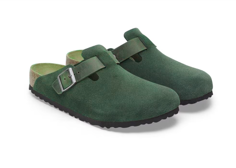 BIRKENSTOCK Mystic Forest Classic Fit Suede Clogs