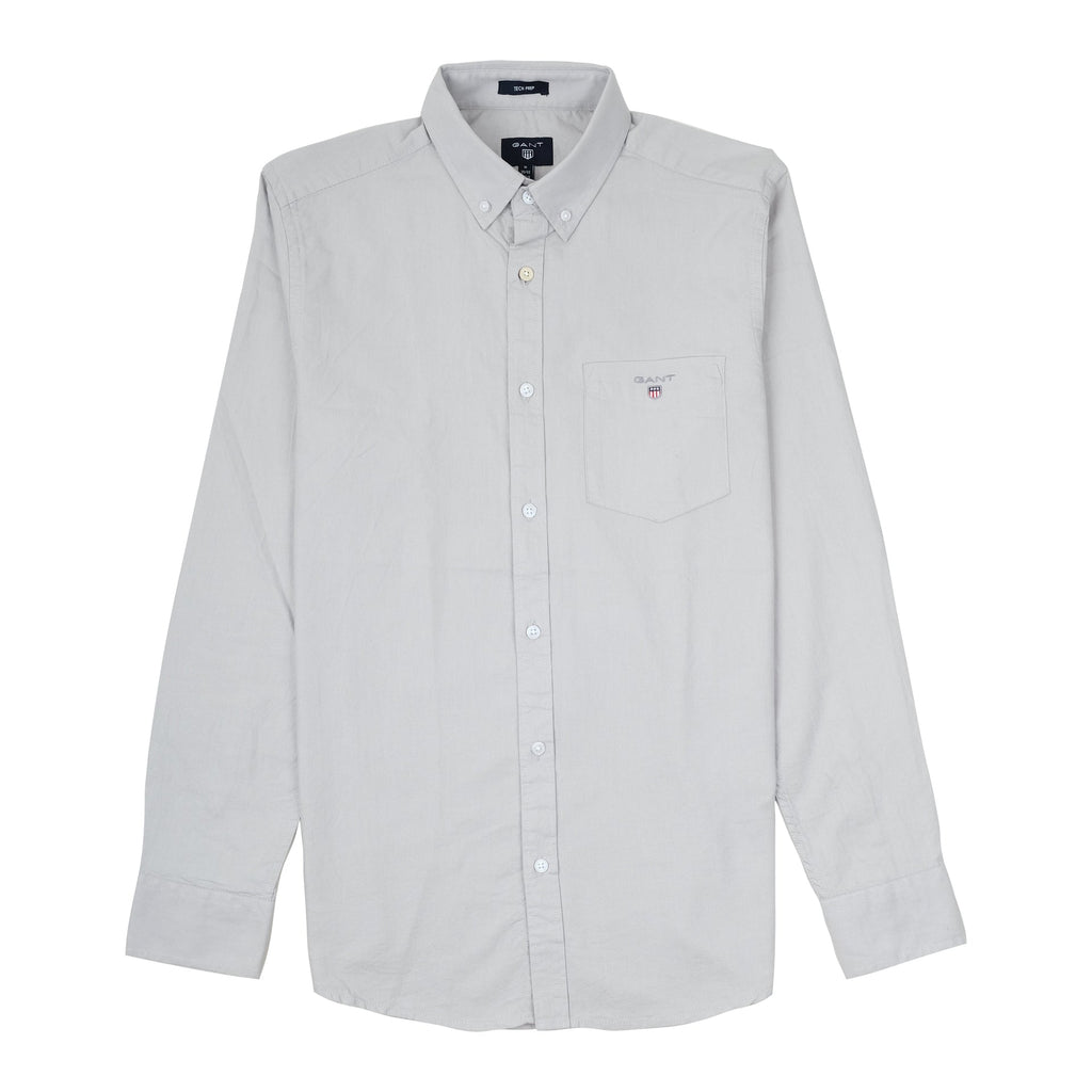 GANT Silver Mist Classic Fit Long Sleeve Button-Down Shirt