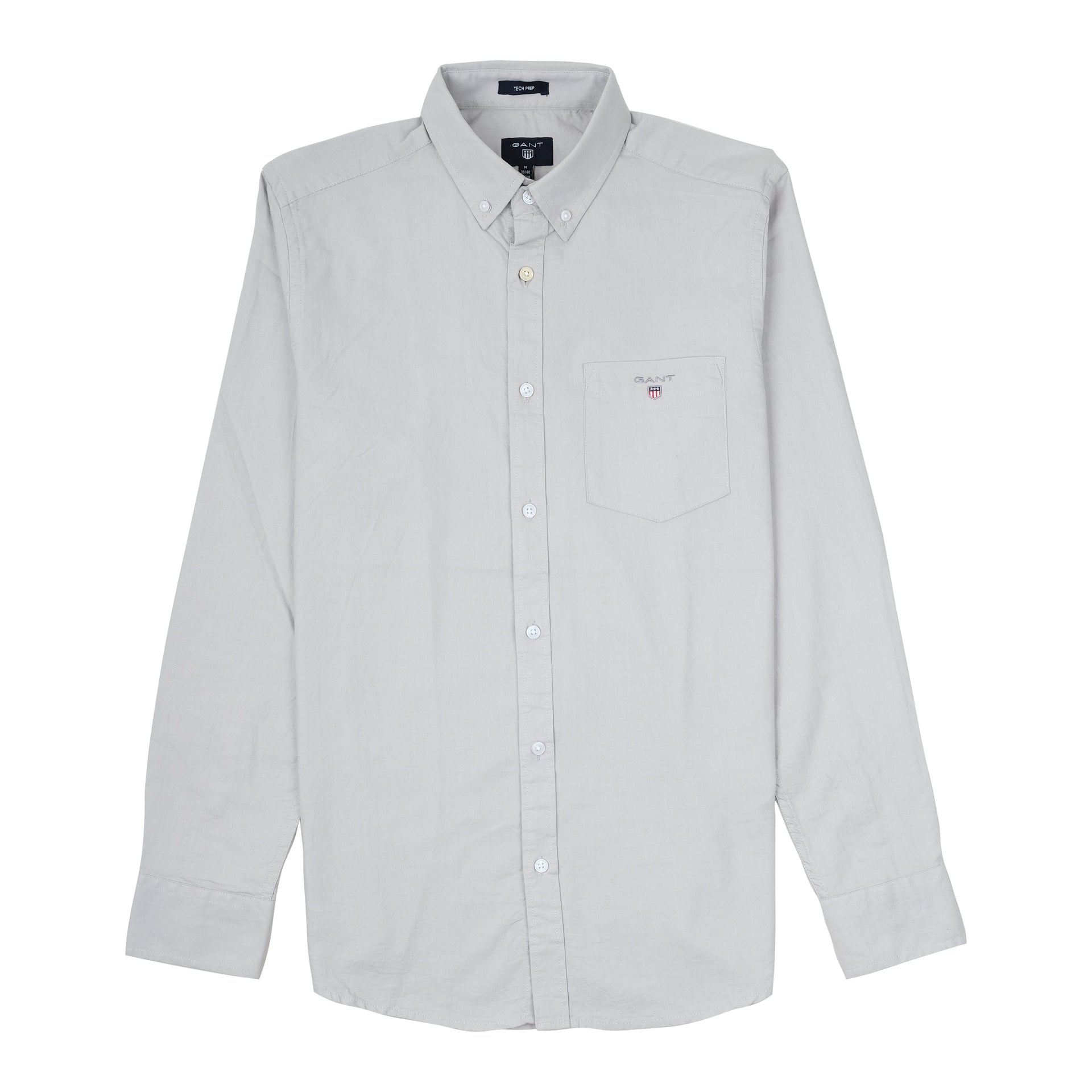 GANT Silver Mist Classic Fit Long Sleeve Button-Down Shirt