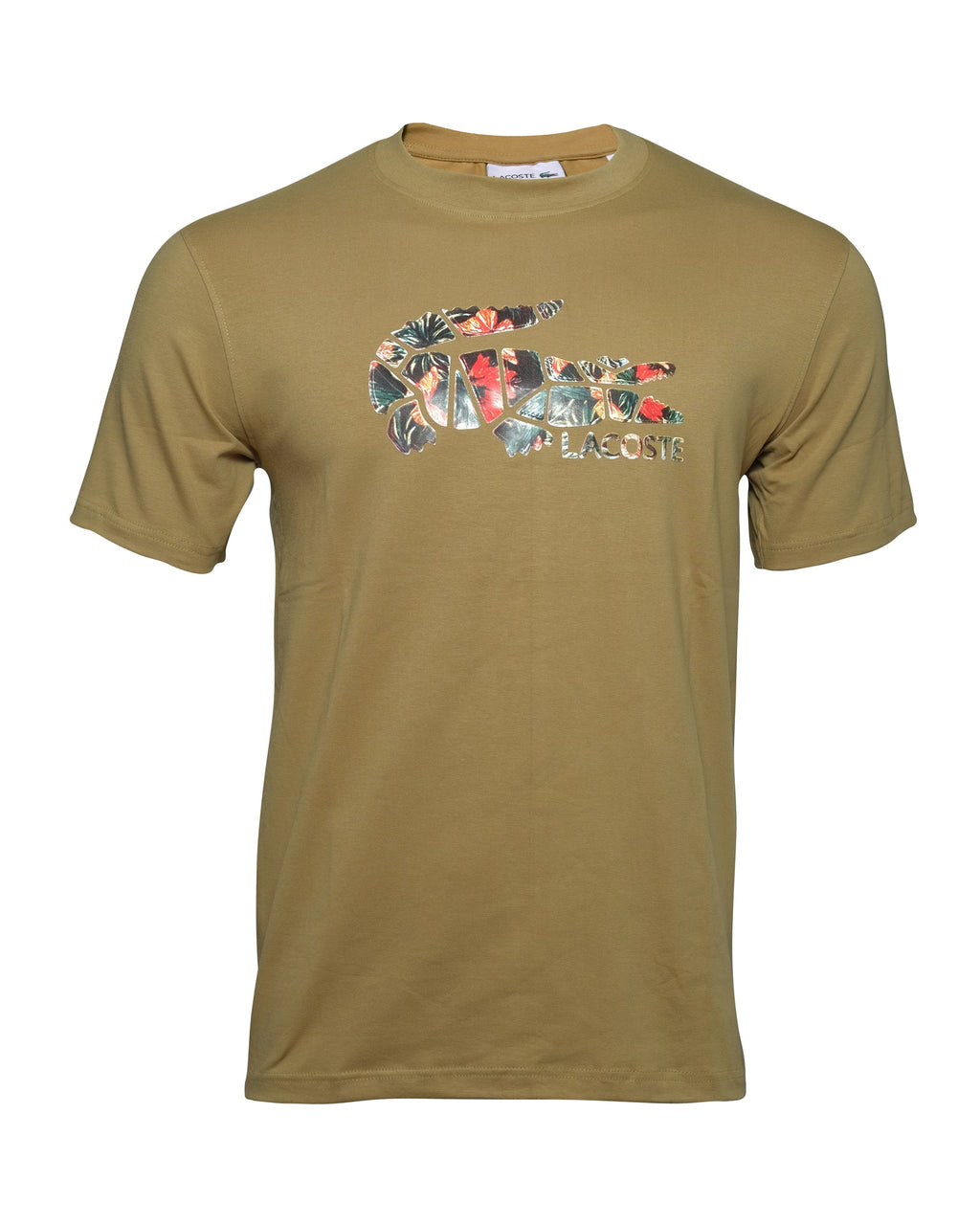 LACOSTE Olive Grove Slim Fit Short Sleeve Crewneck Shirt