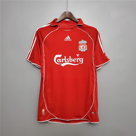 Retro Liverpool 2006/07 Home Jersey with shorts