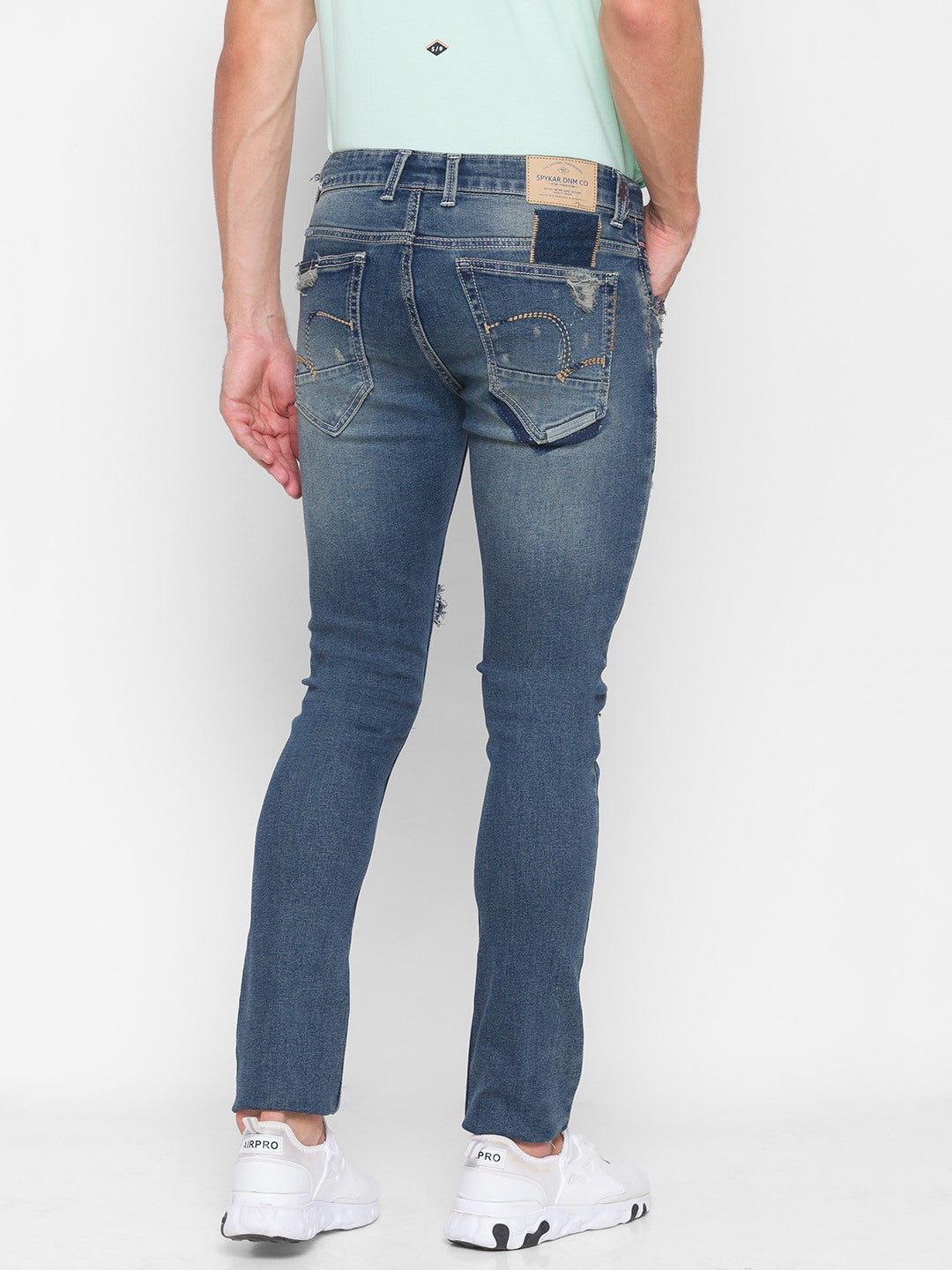 Spykar Distressed Denim Jeans